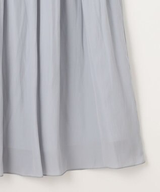 J.PRESS LADIES 【洗える】 Dyed Dechine Air Flow スカート サックスブルー系