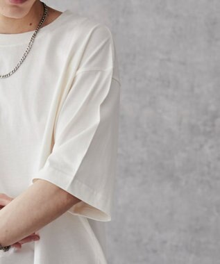 WEGO 【ユニセックス着用ITEM/綿100%/XSSMLサイズ展開】リラックスフィットコットンT ホワイトその他