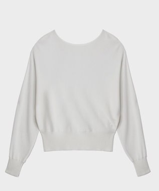 GRACE CONTINENTAL シアードルマントップ ホワイト