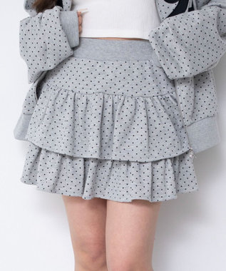 WEGO 【ウエストゴム】スウェットフリルスカパン