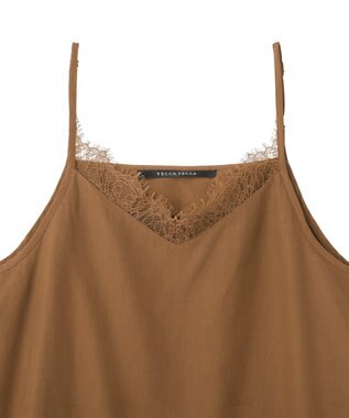 YECCA VECCA レースキャミソール Brown