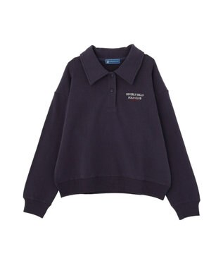 AMERICAN HOLIC 【BEVERLY HILLS POLO CLUB】裏毛ポロスウェット Navy