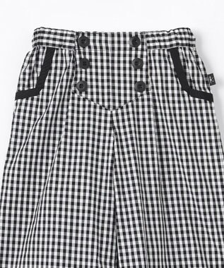 組曲 KIDS 【110-140cm】ギンガム パンツ ブラック系3