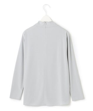 ICB 【洗える】 ジョーゼットスムース ドレープカットソー ライトグレー系
