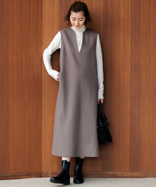 23区 S 【Oggi1月号/CLASSY.11月号掲載】スムージーコットン タートルネック ニット ホワイト系