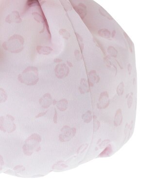 Maison de FLEUR リボンレオパード巾着ポーチ Light Pink