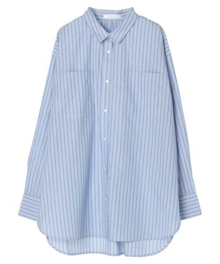 Green Parks 胸元ポケットイージーケアストライプシャツ Multi