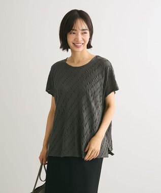 Green Parks ・ｆｕｒｒｙｒａｔｅバイヤスシャーリングプルオーバー Charcoal Gray