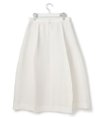 23区 【洗える】エクラジャカード コクーン スカート アイボリー系