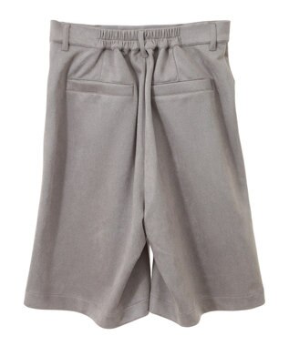 Green Parks ・ＥＬＥＮＣＡＲＥ　ＤＵＥ　スエードポンチハーフパン Gray Beige