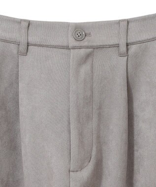 Green Parks ・ＥＬＥＮＣＡＲＥ　ＤＵＥ　スエードポンチハーフパン Gray Beige