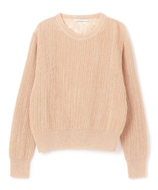 BEIGE， 【S-size】GARDENIA / クルーネックニット Peach