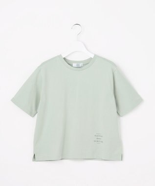 J.PRESS LADIES ロゴ Tシャツ ライトミント系