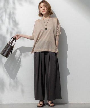 23区 【Oggi8月号掲載】クリア ミニ ショルダーバッグ ダークブラウン系