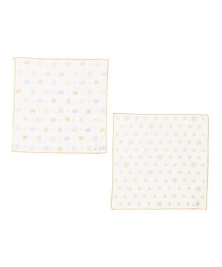 MIKI HOUSE HOT BISCUITS スタイ＆ソックス＆ガーゼ ギフトセット【クリアケース付き】 赤