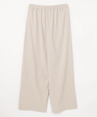 ANY 【ウエストゴム/UVケア/接触冷感】清涼リラックスワイドパンツ サンドベージュ