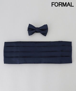 GOTAIRIKU 【WEAR BLACK】フォーマル用 ボウタイ カマーバンドセット ブラック系