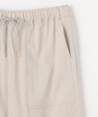 ANY 【ウエストゴム/UVケア/接触冷感】清涼リラックスワイドパンツ サンドベージュ