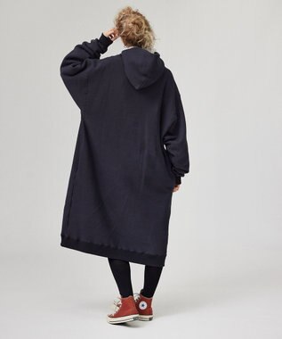 LENO ONE PIECE HOODIE 《FRENCH TERRY》ワンピースフーディ/パーカー NAVY