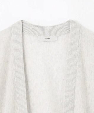 ANY 【洗濯機可/接触冷感/アンチピリング】シアーニットボレロカーディガン トップグレー