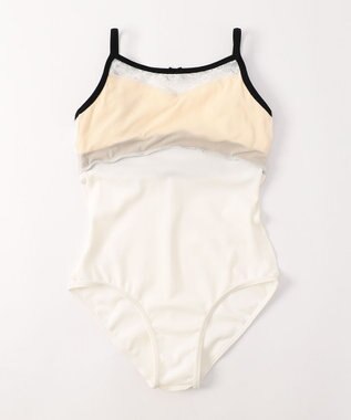 Chacott キャミソールレオタード オフホワイト