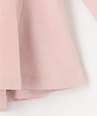 ANY KIDS フレアシルエット 長袖 Tシャツ ピンク