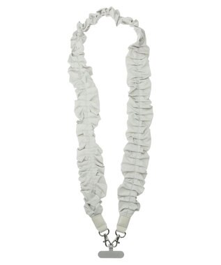 Green Parks クシュクシュモバイルストラップ Ecru