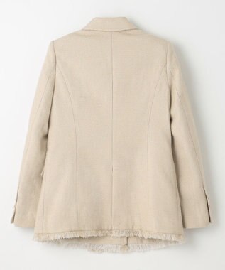 GRACE CONTINENTAL ツイードテーラージャケット ベージュ