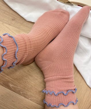 WEGO ダブルメローソックス ピンク