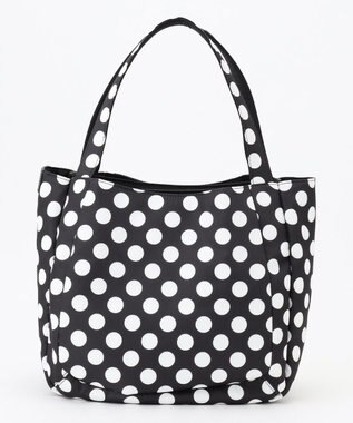 Y'SACCS 【Polka Dots】ボンディングトート　Mサイズ ブラック