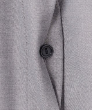 J.PRESS YORK STREET 【WOMEN】バックドレープ シャツワンピース ライトグレー系