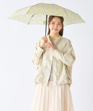 MOONBAT 【超コンパクト/晴雨兼用】Miracle Tech(ミラクルテック) 折りたたみ傘 コンパクト モザイク オフホワイト