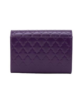 ANNA SUI エレノア 内Lファスナー二つ折り財布 パープル