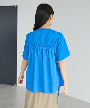 CRAFT STANDARD BOUTIQUE ギャザーデザインプルオーバー Blue