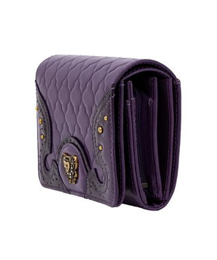 ANNA SUI エレノア 内Lファスナー二つ折り財布 パープル