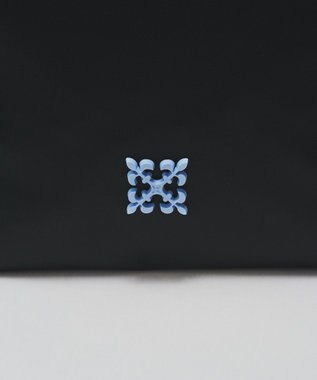 russet バイカラーレザーベルトフラットショルダーバッグ(SF-278) Black