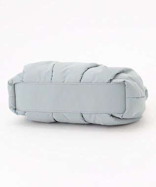 組曲 【弱撥水・軽量】2WAYギャザーハンド バッグ サックスブルー系