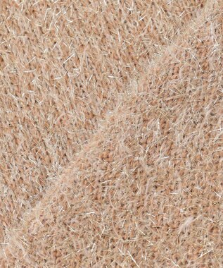 自由区 S 【カタログ掲載】フェザーラメプルオーバー ニット モカ