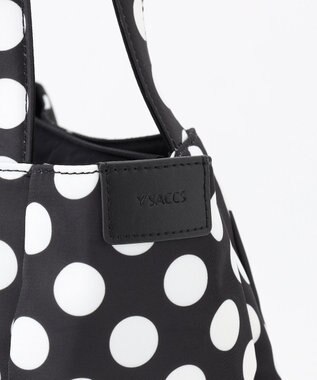 Y'SACCS 【Polka Dots】ボンディングトート　Mサイズ ブラック