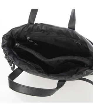 Y'SACCS コーティングキャンバス　2WAYミニトート ブラック