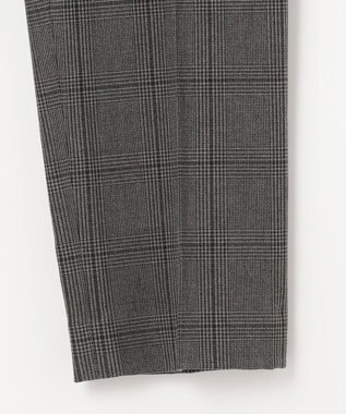 ANY SIS 【蓄熱効果】サーモトロン 2WAYストレッチ テーパードパンツ（チェック柄） チャコールチェック