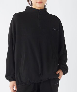 OP／FILA 【ocean pacific】 ハーフジッププルオーバー  スノーウェアレイヤー ブラック