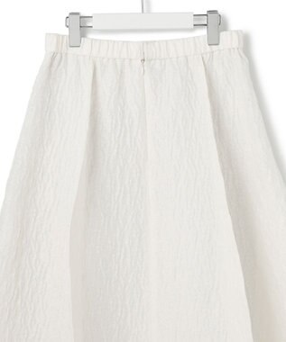 23区 【洗える】エクラジャカード コクーン スカート アイボリー系