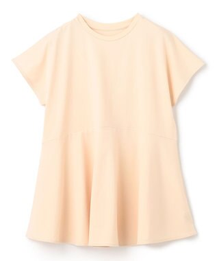 UNFILO BEAUTY FORM ペプラムＴシャツ ライトイエロー