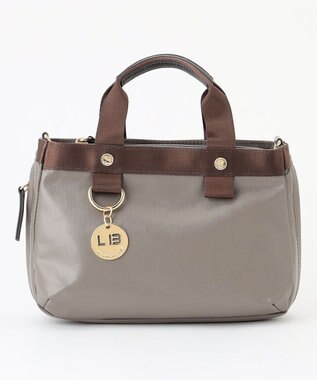 LA BAGAGERIE 【コットン×ポリウレタン】シャイニーミニマムトート グレー