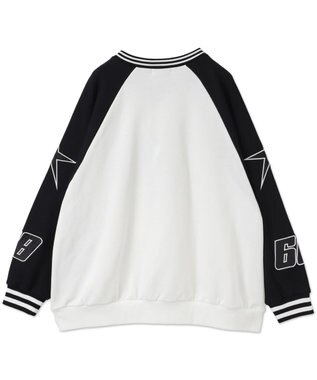 WEGO スターナンバリングプルオーバー ブラック