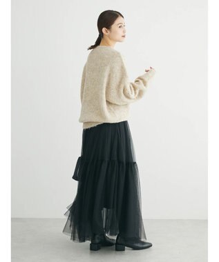 Green Parks ブークレーニットプルオーバー Beige