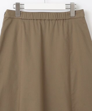 J.PRESS LADIES 【洗える】Vanyストレッチツイル フレアー スカート カーキ系