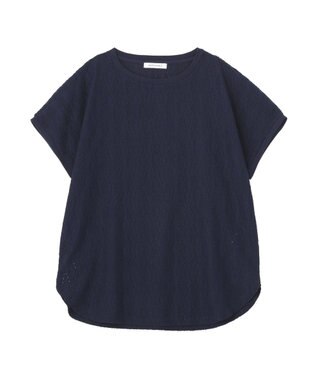 AMERICAN HOLIC フレンチスリーブ総レースプルオーバー Navy