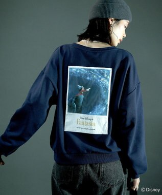 Green Parks ＦＡＮＴＡＳＩＡ／Ｖネックバッグプリントスウェット